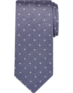 Pronto Uomo Narrow Tie, Purple Textured