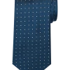 Awearness Kenneth Cole Narrow Tie, Navy Square Dot