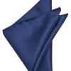 Egara Pocket Square, Navy -&Collar Shop MW40 8XDD 01 EGARA NAVY MAIN