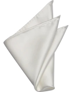 Egara Pocket Square, White