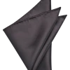 Egara Pocket Square, Charcoal -&Collar Shop MW40 8XDD 20 EGARA CHARCOAL MAIN