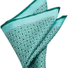 Pronto Uomo Pocket Square, Green Square And Dot -&Collar Shop MW40 8XJN 43 PRONTO UOMO GREEN MAIN