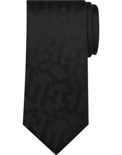 Pronto Uomo Narrow Tie, Black Dot