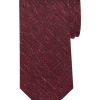 Pronto Uomo Narrow Tie, Burgundy Sketched Zigzag -&Collar Shop MW40 8XL2 06 PRONTO UOMO BURGUNDY MAIN