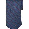 Pronto Uomo Narrow Tie, Navy Pencil Stripe -&Collar Shop MW40 8XL8 01 PRONTO UOMO NAVY MAIN