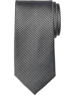 Joseph Abboud Narrow Tie, Black Basketweave
