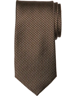 Joseph Abboud Narrow Tie, Taupe Basketweave