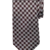 Joseph Abboud Narrow Tie, Burgundy Shepard's Check -&Collar Shop MW40 8XPD 06 JOSEPH ABBOUD BURGUNDY MAIN