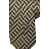 Joseph Abboud Narrow Tie, Olive Shepherd's Check