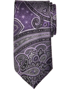 Joseph Abboud Narrow Tie, Purple Persian
