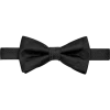 Pronto Uomo Pre-Tied Bow Tie, Black Textured -&Collar Shop MW40 8XPJ 02 PRONTO UOMO BLACK MAIN