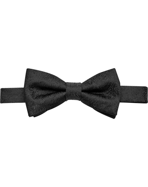 Pronto Uomo Pre-Tied Bow Tie, Black Floral 3 Pronto Uomo Pre-Tied Bow Tie, Black Floral