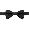Pronto Uomo Pre-Tied Bow Tie, Black Stripe -&Collar Shop MW40 8XPP 02 PRONTO UOMO BLACK MAIN