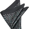 Joseph Abboud Pocket Square, Black Mini Retro Pattern -&Collar Shop MW40 8XR3 02 JOSEPH ABBOUD BLACK MAIN
