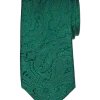 Joseph Abboud Narrow Tie, Green Tonal Paisley -&Collar Shop MW40 8XR4 43 JOSEPH ABBOUD GREEN MAIN