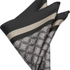 Joseph Abboud Pocket Square, Black Medallion -&Collar Shop MW40 8XT8 02 JOSEPH ABBOUD BLACK MAIN