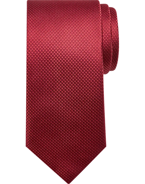 Michael Strahan Narrow Tie, Red 3 Michael Strahan Narrow Tie, Red