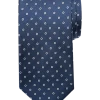Michael Strahan Narrow Tie, Navy Stylized Dot -&Collar Shop MW40 8Y5C 01 MICHAEL STRAHAN NAVY MAIN