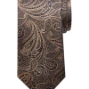 Michael Strahan Narrow Tie, Tan Paisley -&Collar Shop MW40 8Y5E 38 MICHAEL STRAHAN TAN MAIN