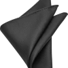 Joseph Abboud Pocket Square, Black -&Collar Shop MW40 8Y7P 02 JOSEPH ABBOUD BLACK MAIN
