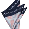 Pronto Uomo Pocket Square, Coral Paisley -&Collar Shop MW40 8Y80 85 PRONTO UOMO CORAL MAIN