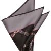 Joseph Abboud Pocket Square, Charcoal Floral Chain -&Collar Shop MW40 8Y85 20 JOSEPH ABBOUD CHARCOAL MAIN