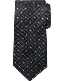Pronto Uomo Geo Dot Tie, Black