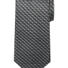 Pronto Uomo Narrow Tie, Black Tonal Pattern